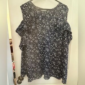 Catherines blue and white stars top
